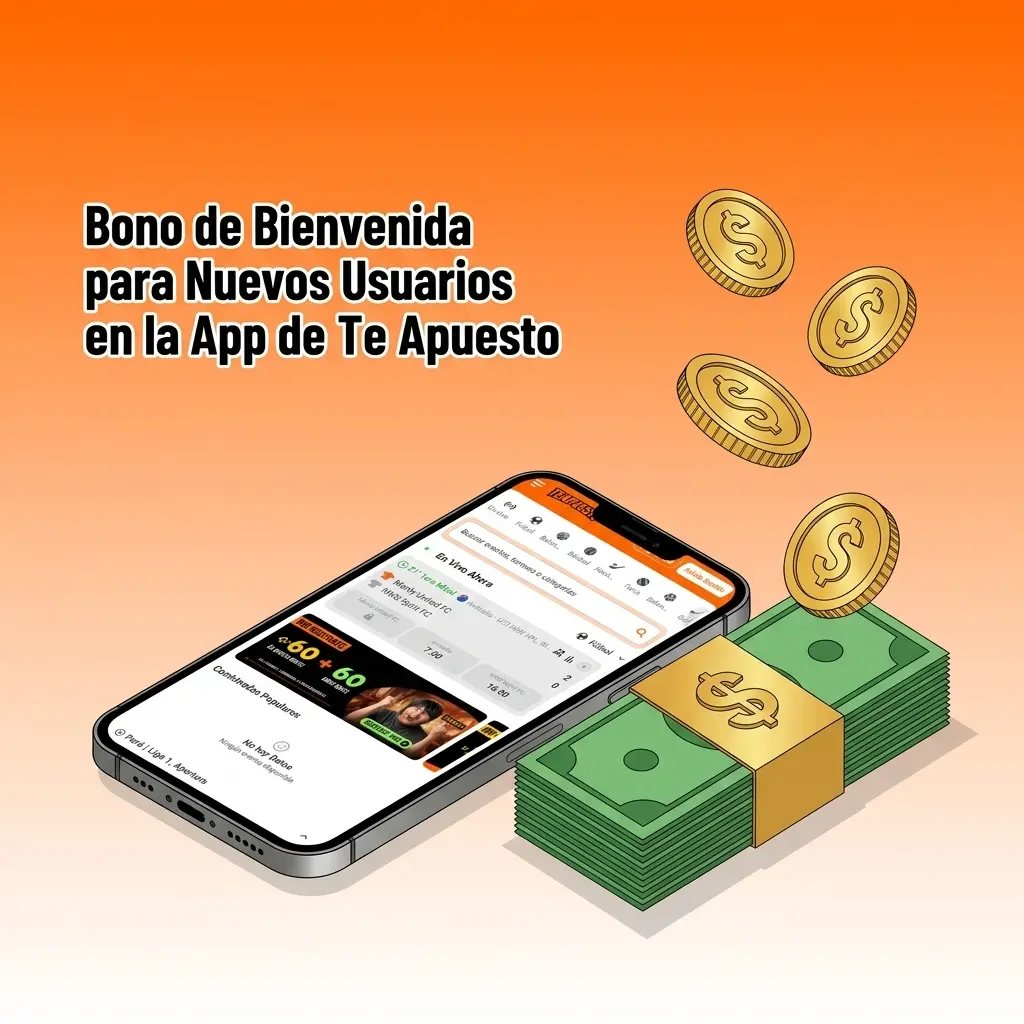 Bono de bienvenida 200% hasta S/500 en Te Apuesto para nuevos usuarios en deportes y casino