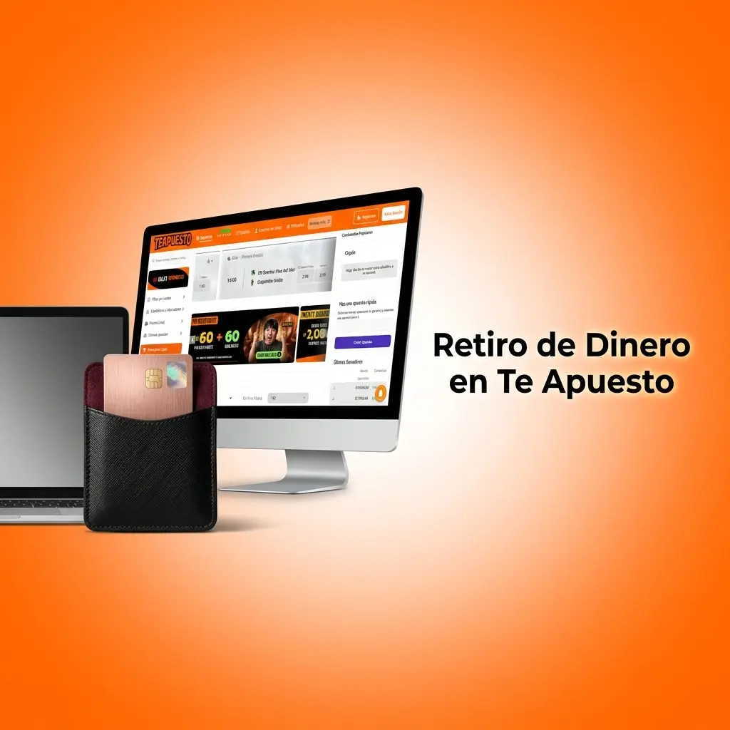 Pasos para retirar dinero en Te Apuesto: accede a tu perfil, elige método y confirma la solicitud de retiro.