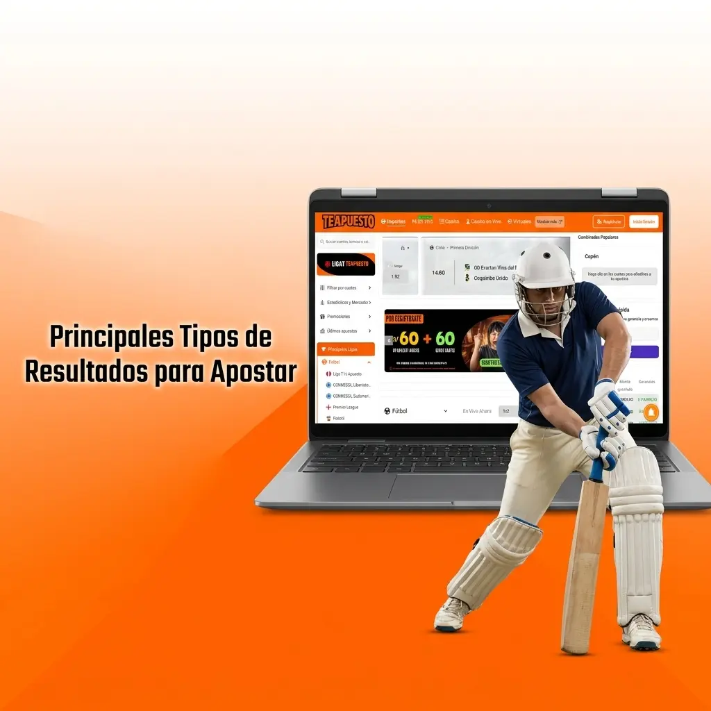 Tipos de resultados disponibles en Te Apuesto para apostar en eventos deportivos más allá del ganador del partido